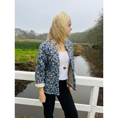 Quilted Jacket - Jeans