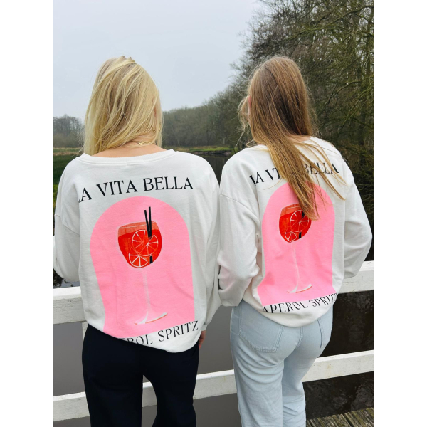 Sweatshirt La Vita Bella Sweatshirt La Vita Bella